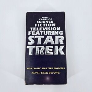 40 Years of Science Fiction Television Featuring Star Trek Bloopers VHS 1990